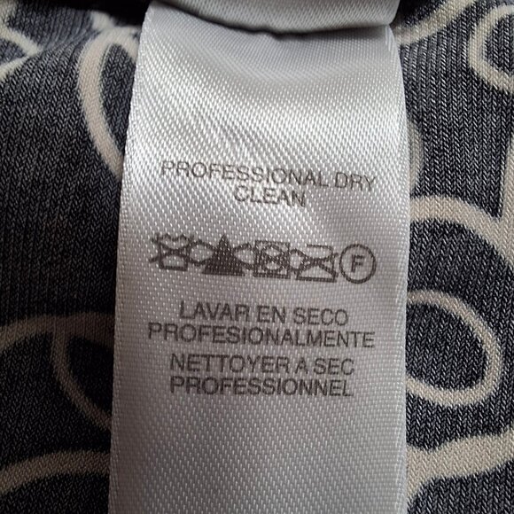 Vintage Liz Claiborne Fit & Flare Empire Midi Dress Size 14 V Collar 3/4 Sleeves - Picture 16 of 16